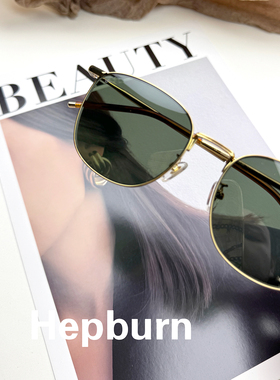 美式复古 慵懒中性 大脸墨镜女 防紫外线防晒 可配近视太阳眼镜