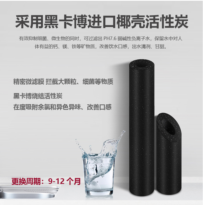 适配3M净水器DWS2500-CN主滤芯通用DWS2000/1893/2598/HF20等滤芯-图1