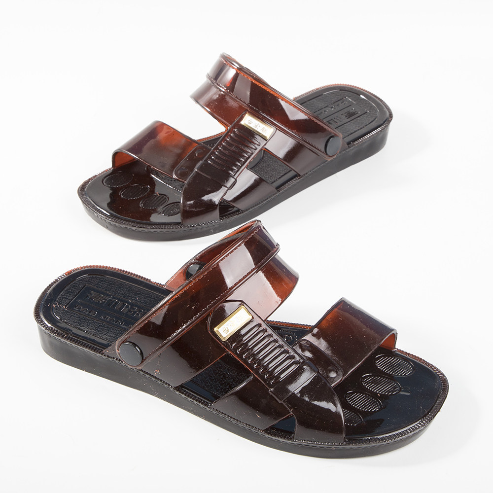 牛筋男凉鞋夏外穿时尚复古防滑耐磨熟胶防臭休闲牛筋凉拖鞋两用男,淘宝优惠券,粉丝福利购,淘宝优惠卷