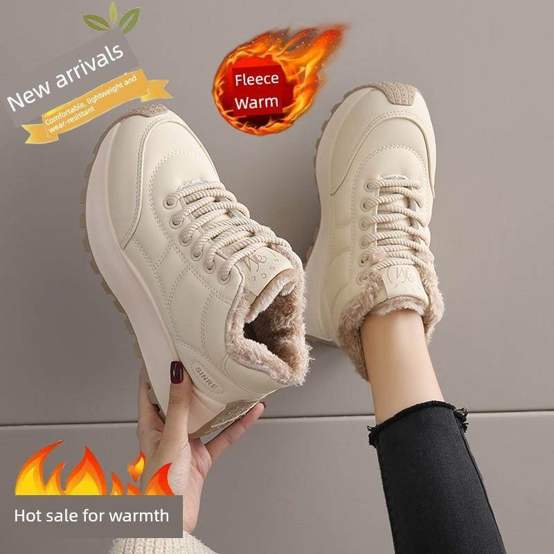 商场同款加绒休闲鞋女款2025冬季新款高帮保暖棉鞋厚底防滑阿甘鞋,淘宝优惠券,粉丝福利购,淘宝优惠卷