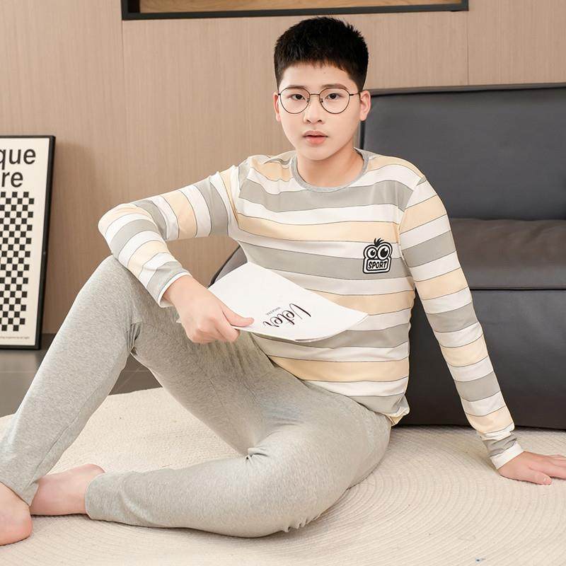 胖童秋衣秋裤套装加肥加大男童纯棉线衣保暖内衣中童大童衬衣衬裤,淘宝优惠券,粉丝福利购,淘宝优惠卷