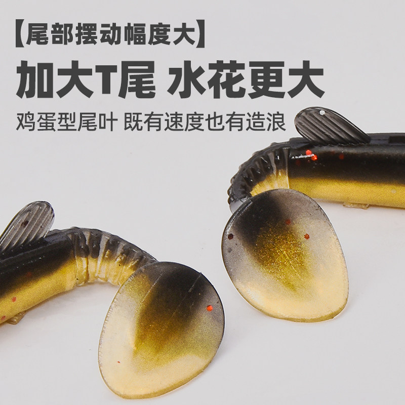 路亚泥鳅假饵仿生多节软饵仿真螺纹软饵t尾软虫专用鲈鱼鳜鱼翘嘴,淘宝优惠券,粉丝福利购,淘宝优惠卷