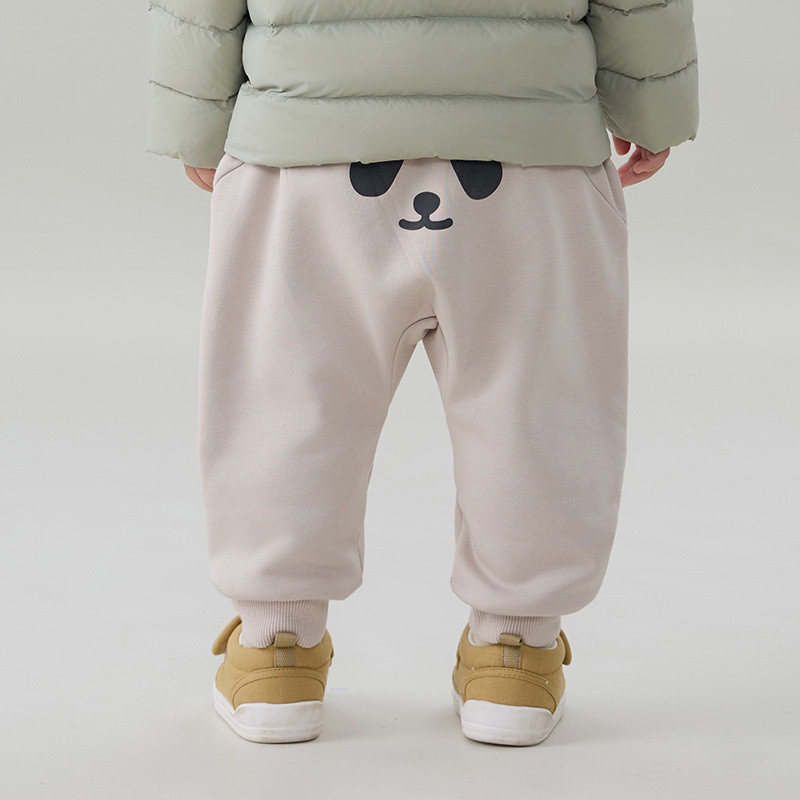 【新品】papa爬爬秋冬宝宝裤子加绒男女婴儿束脚大屁屁裤抗菌保暖,淘宝优惠券,粉丝福利购,淘宝优惠卷