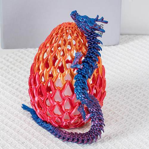 磁悬浮3d打印中国龙蛋立体模型创意儿童玩具男孩生日礼物装饰摆件 - 图0