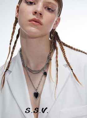 ssv原创设计珐琅爱心ins轻奢小众