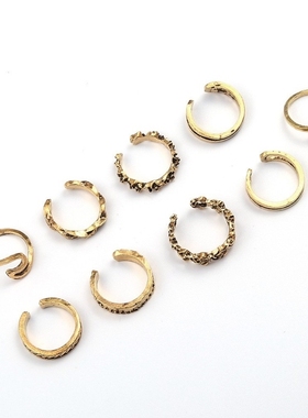 网红脚趾环镀银脚戒女性感脚趾素戒脚趾环网红款玫瑰金潮人脚戒指