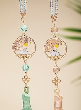 手工可爱兔子儿童压襟胸