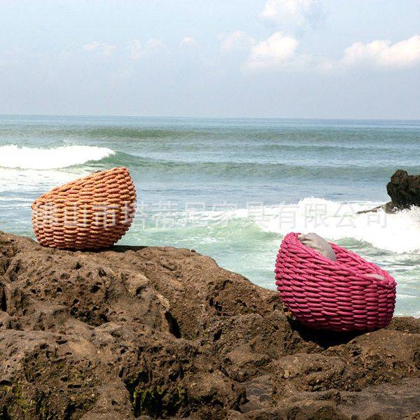 户外庭院桌椅别墅花园露台客厅休闲人家具阳台绳编藤编懒人椅,淘宝优惠券,粉丝福利购,淘宝优惠卷