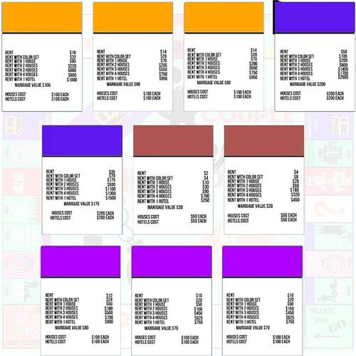 Couple Adultopoly Board Game Night Card Props  for Adult棋盘 - 图2