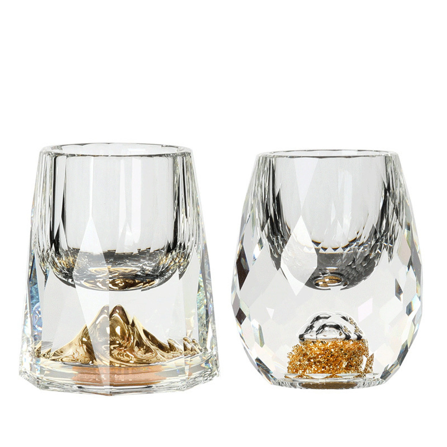 酒杯白酒高级感蓝山小酒杯一口杯玻璃分酒器套装高度白酒酒盅,淘宝优惠券,粉丝福利购,淘宝优惠卷