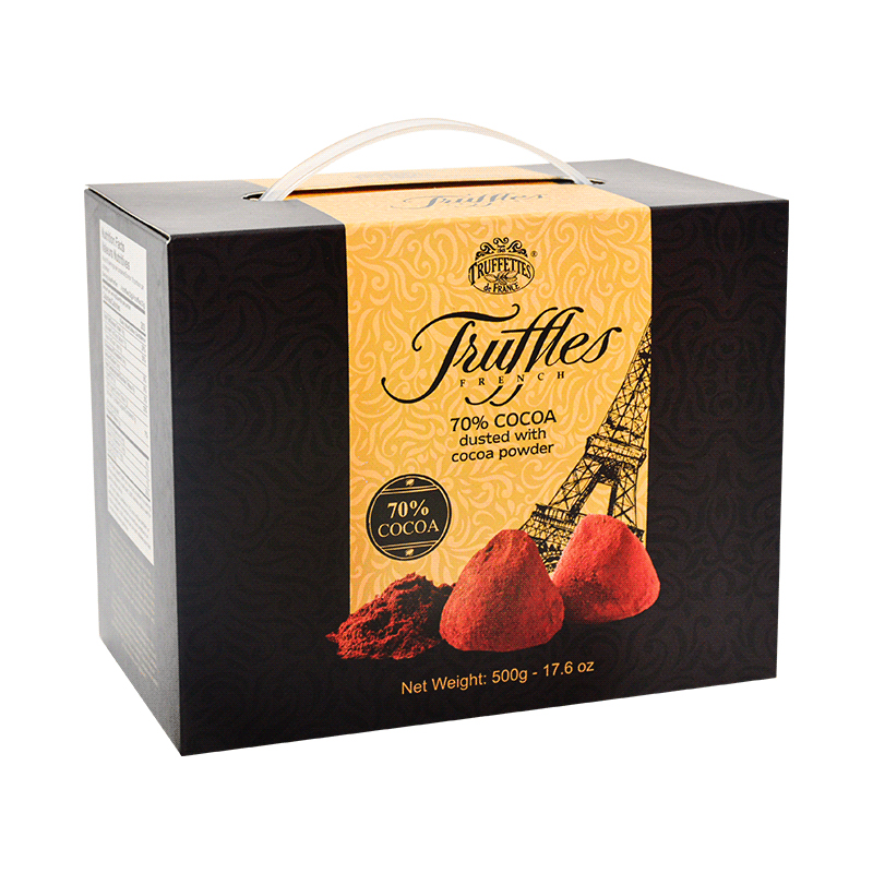 法国Truffettes Chocmod乔慕纯可可脂黑松露巧克力送礼500g