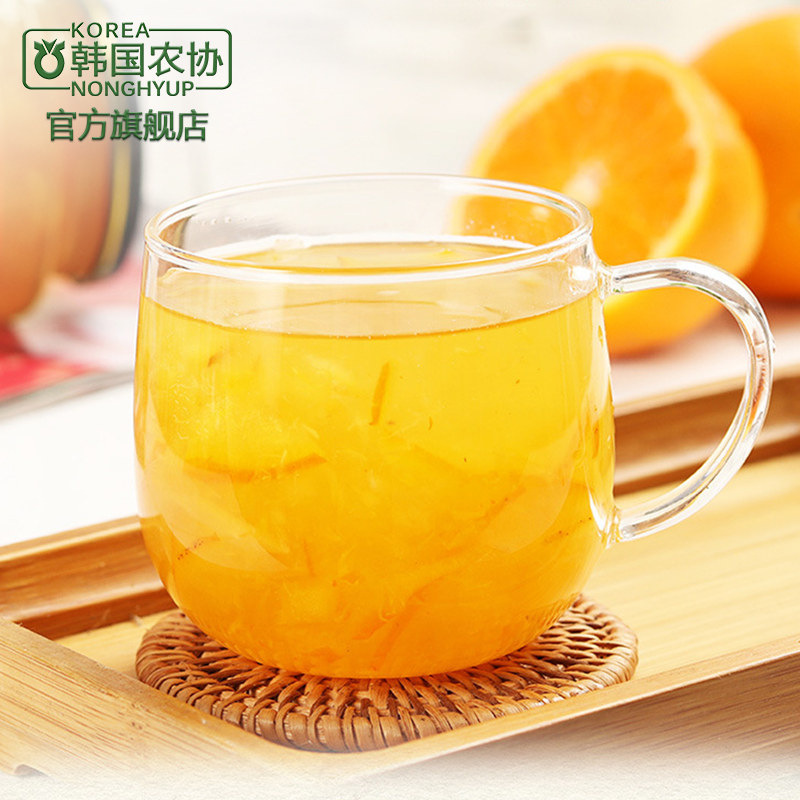 原装进口韩国农协2kg/瓶饮柚子茶 韩国农协食品蜂蜜果味茶