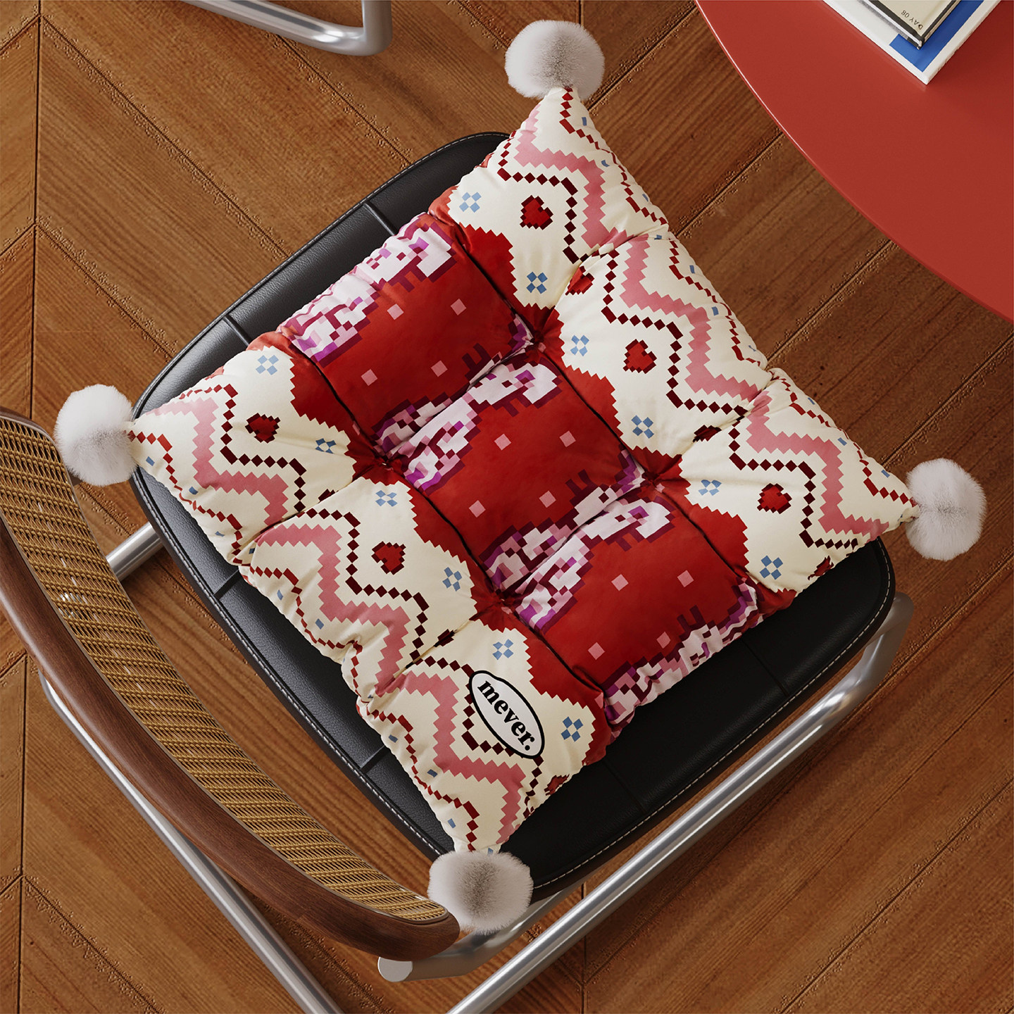 费尔岛圣诞坐垫防屁股痛办公室久坐神器学生凳子椅垫透气四季通用,淘宝优惠券,粉丝福利购,淘宝优惠卷