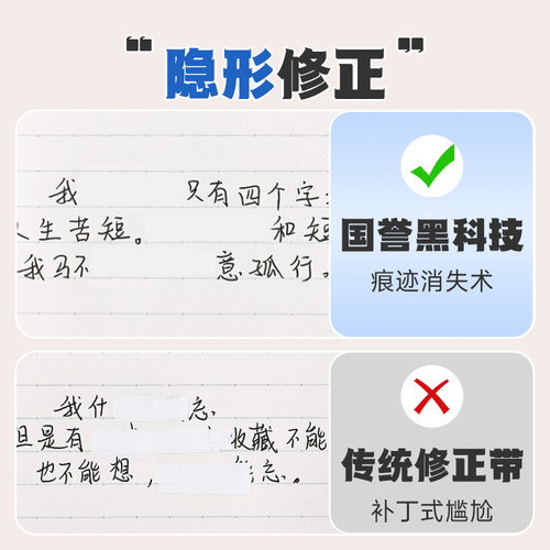 日本kokuyo国誉修正带替芯式原纸色ins学生涂改带少女可爱改正带 - 图0