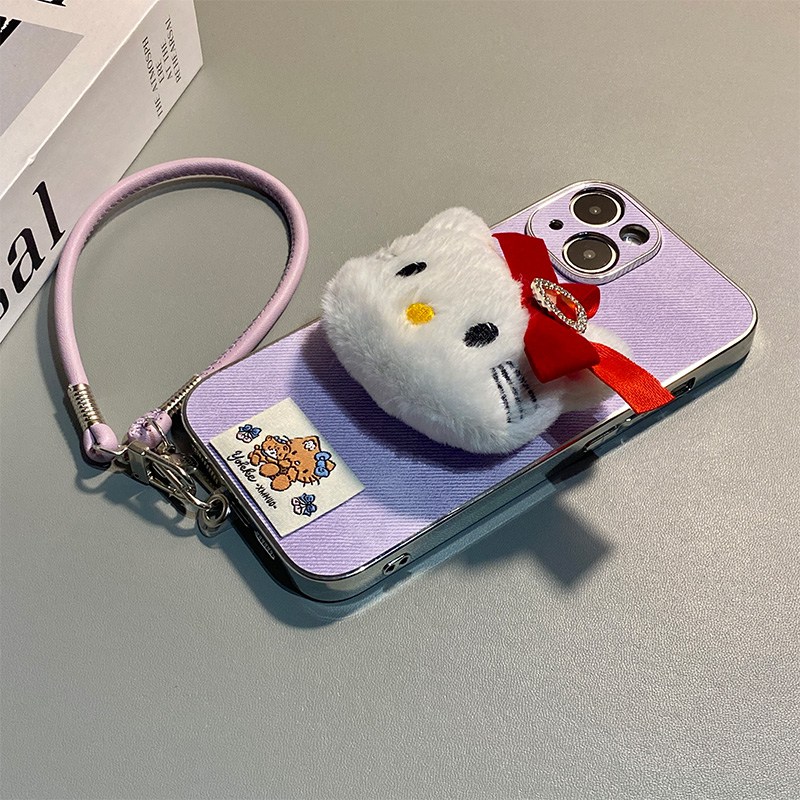 红色蝴蝶结kt猫适用opporeno15手机壳reon14pro立体13挂绳12毛绒11秋冬10por+卡通9牛仔纹8绒布7se软5k十0ppo - 图1