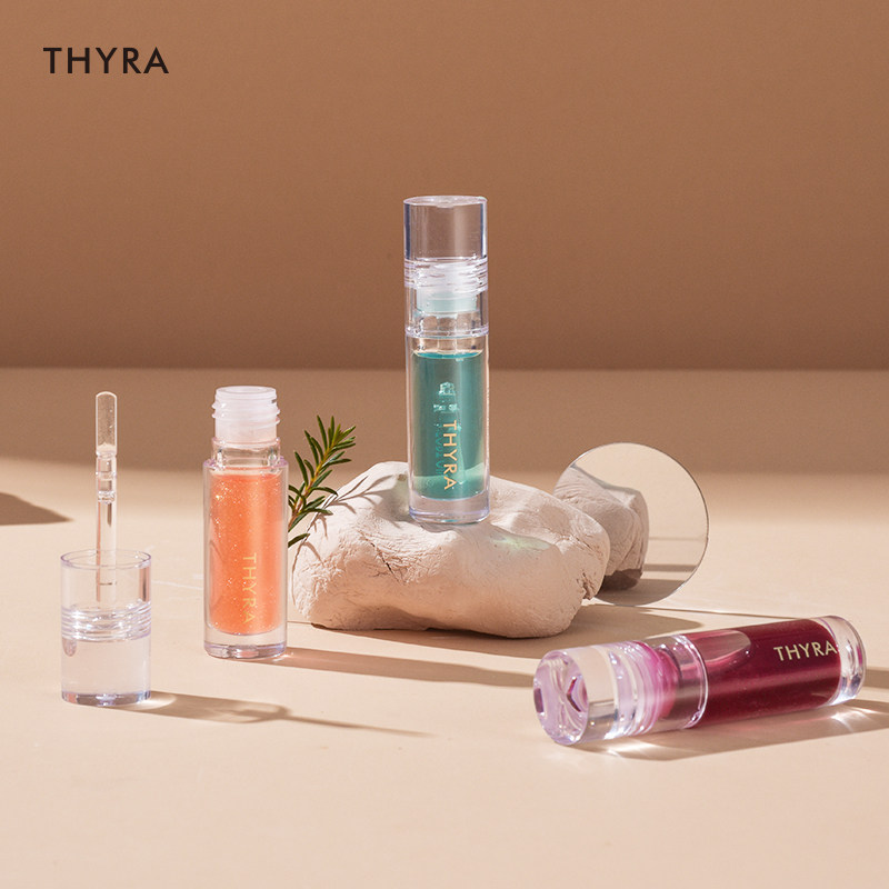 thyra /昙雅晶亮护唇油女滋润唇蜜 花美酱化妆品唇彩/唇蜜/唇釉