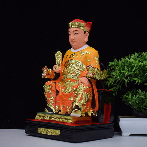 包邮灶君司命神像树脂材质灶王爷道像摆件厨房供奉居家12寸16用品 - 图1