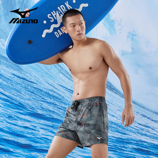 美津浓沙滩裤男士夏季速干透气可下水内衬短裤海边度假冲浪游泳裤