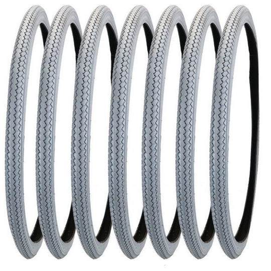 轮椅轮胎20/22/24寸x1 3/8轮椅后轮胎内胎外胎免充气实心胎前12寸