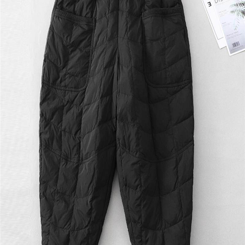 羽绒裤女式秋冬高腰外穿羊毛衬里加厚妈妈裤2025新东北零下40度棉,淘宝优惠券,粉丝福利购,淘宝优惠卷