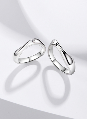 fanci银饰一生一世情侣戒指