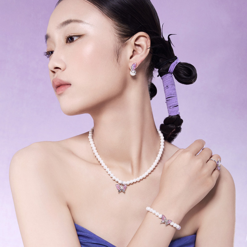 王者荣耀手链Fanci范琦 宫主×王者荣耀合作款蝶梦仲夏蝴蝶手串手链女原创设计