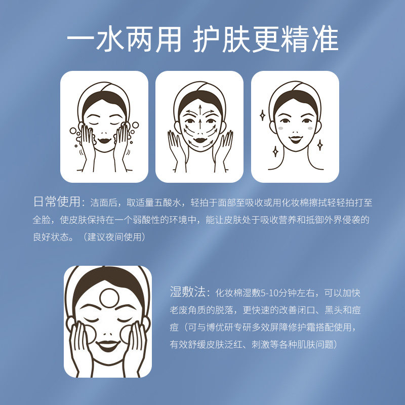 博优研五酸水刷酸复合果酸爽肤水 bioelec化妆水/爽肤水