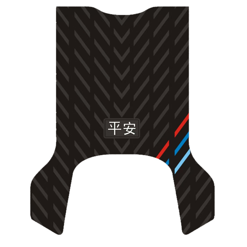 适用爱玛猎骑FB56平安三条杠橡胶脚垫爱玛电动车TDR6082Z踏板防水 - 图3