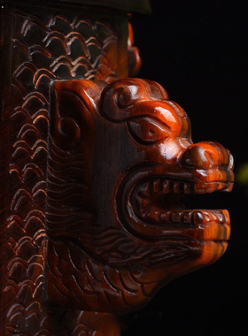 【保真】黑金龙杯摆件喝酒养生把玩收藏工艺品手把件限量抢