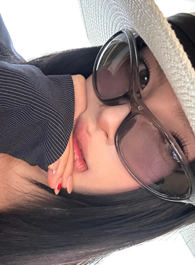 Y2K幻境未来感烟灰色骑行眼镜女2025年新款高级感防风遮阳墨镜潮