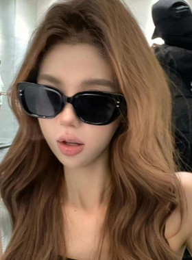 2026新款欧美高级感黑色大框墨镜女ins风辣妹猫眼偏光近视太阳镜