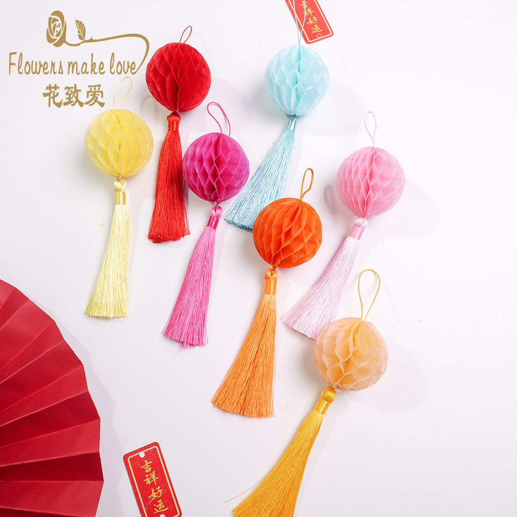 年宵花装饰小灯笼 福桶装饰挂件 油塑纸小红灯笼新款挂饰元旦挂件,淘宝优惠券,粉丝福利购,淘宝优惠卷