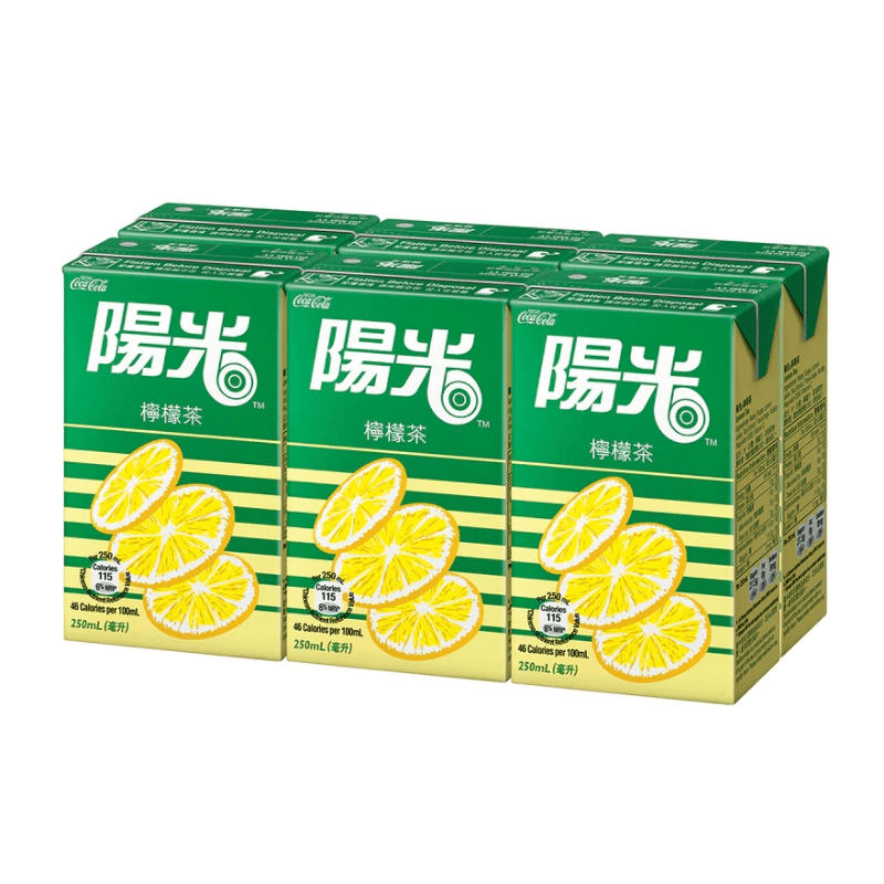 港版阳光柠檬茶锡兰红茶菊花茶阳光椰子味豆奶蜜瓜味豆奶夏日饮料