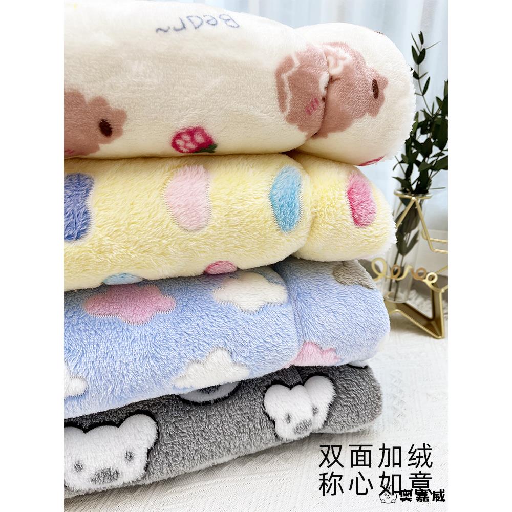 冬季宠物睡垫垫子狗窝狗狗猫垫睡觉用四季通用猫猫咪毯子保暖毛毯 - 图0