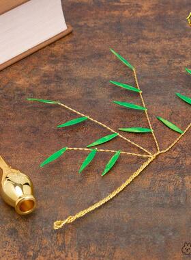 观音菩萨锌合金柳枝净瓶法器配件