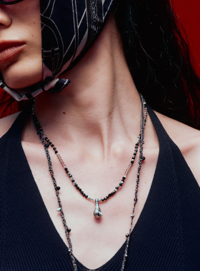 ATELIERSO 26SS 香水瓶串珠项链（水）