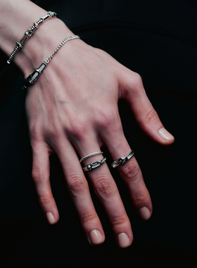 ATELIERSO 26SS别针双层戒指