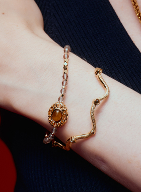 ATELIERSO 26SS 金枫露手串（白水晶）