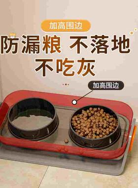 猫碗猫食盆陶瓷猫粮碗狗狗宠物喝水碗不易打翻猫咪用品饭碗猫饭盆