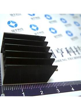散热片 23*16*25MM 黑色 049类 L298N配套散热器散热  铝散热片