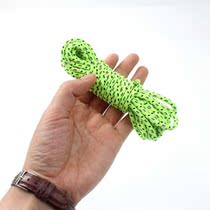 4mm Thick Tent Rope Tiancurtain Pull Cord Windproof Umbrella Rope Nylon Night Double Recognition Reflective Strips Outdoor 5m Reflective Rope