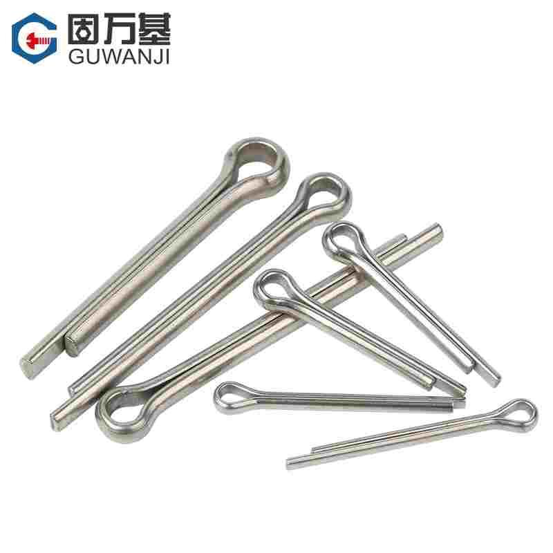 304不锈钢/镀锌开口销子弹性发夹销卡销U形插轴销钉M1M2M3M4M5M12 - 图1
