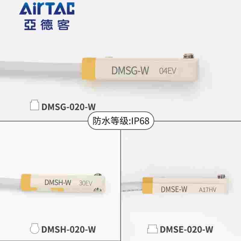 亚德客IP68级防水DMS电子两线磁性接近开关DMSG/DMSH/DMSE-020-W - 图0