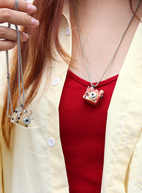 木小魔机器人项链个性