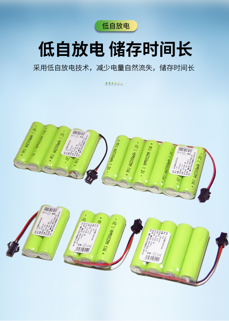 FLBYD镍氢5号充电电池组1.2v 2.4v 3.6v 4.8v 6v 7.2v 9.6v挖掘机 - 图1