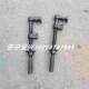 Turnout hook lock, pointed rail hook lock, repellent GSQ-M50 close-fitting hook lock, blackened surface, movable heart lock rail