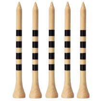 Golf TEE Golf New Color Striped Bamboo Spike 70 83mm Tricolour Optional