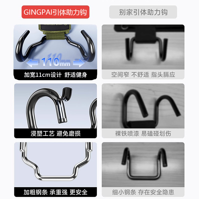 引体向上助力钩健身护腕防脱手吊单杠辅助器男款硬拉握力挂钩手套,淘宝优惠券,粉丝福利购,淘宝优惠卷