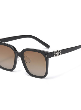 大框黑色防晒显脸小女士太阳镜