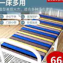 Row Army Bed Single Folding Simple Portable Home Escort Bed Summer Sleeping housing is free of installation in the afternoon nap